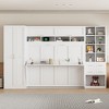 KIGFTSOD Murphy Bed Wall Bed with Closet , Drawers and Shelves - 2 of 4