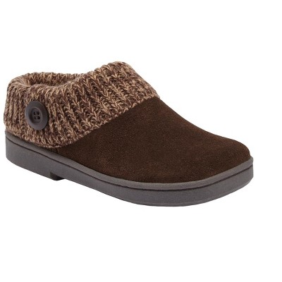 Comfortview The Sweater Clog Slipper - 11 W, Brown : Target