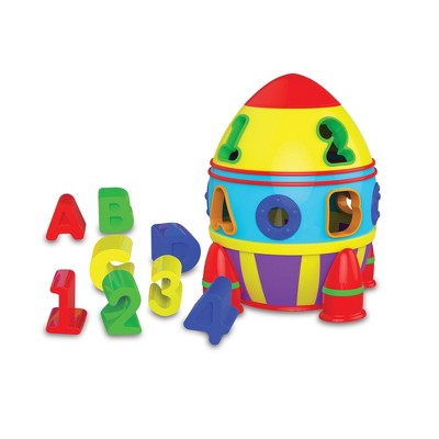 The Learning Journey Rocket Shape Sorter