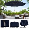 Pure Garden 10' Octagon Outdoor Patio Market Umbrella - 3 of 4