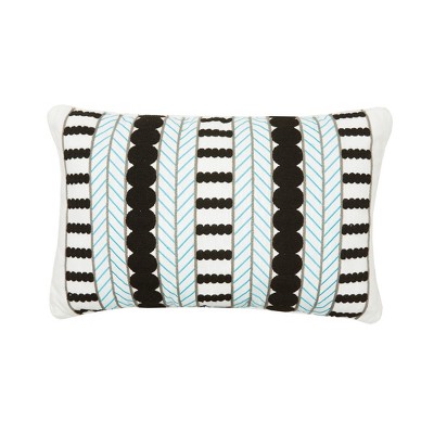 carol & frank 14" x 22" Marti Coal Pillow