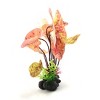 Unique Bargains Aquarium Terrarium Reptiles Tank Plastic Plant Landscape Decoration with Stand - 2 of 4