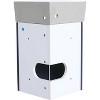 13" Corner Bathroom Vanity Sink Combo,Wall Mounted Floating Cabinet for Small Space,Corner Wall Mount Vanity Sink with Metal Handle - 4 of 4