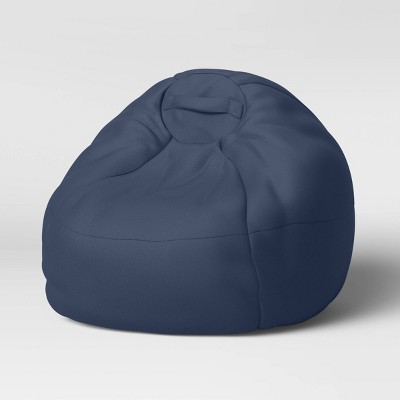 Canvas Bean Bag Navy - Pillowfort™