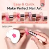 SAVILAND Pro Gradient Duo Brush Set - 2 Metallic Silicone Applicators for Ombre & Aura Nails. - 3 of 4