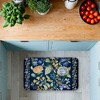 Stupell Industries Painted Blue Floral on Black Printed Anti-Fatigue Floor Mat, design by Ani Del Sol, 30"x18" - 3 of 4