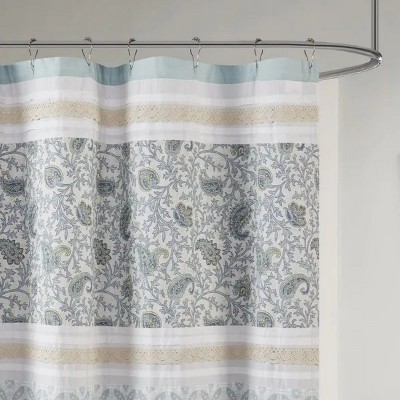 LunaLulinlk Cotton Shower Curtain