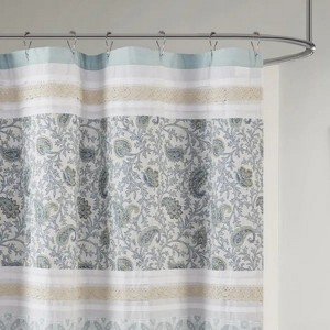 LunaLulinlk Cotton Shower Curtain - 1 of 4