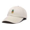 Dalix Pineapple Embroidered Cap Cotton Baseball Summer Cool Dad Hat Mens - 4 of 4