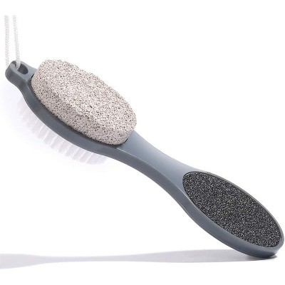 Foot File Callus Remover - Multi Purpose 4 in 1 Feet Pedicure Tools with Foot Scrubber,Pedicure Tool with Foot Scrubber, Pumice Stone