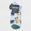 Women's Shopping Cats Low Cut Socks - Aqua 4-10 - 2 of 3