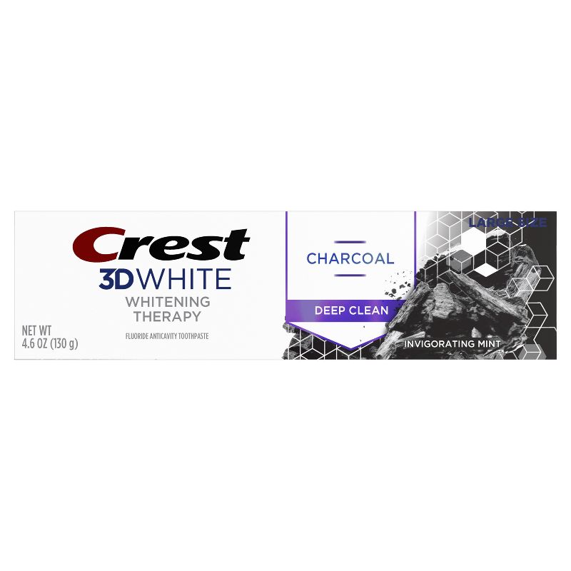 Crest 3D Whitening Therapy Charcoal Deep Clean Toothpaste - 4.6oz, 4 of 10