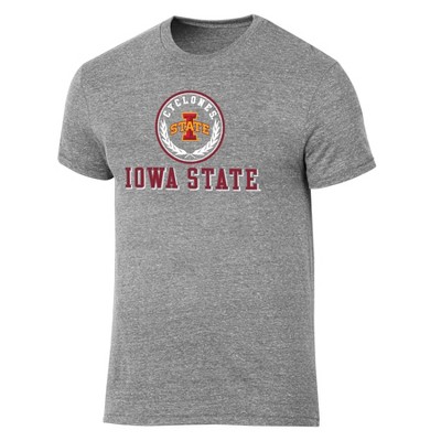 NCAA Iowa State Cyclones Men's Gray Tri-Blend T-Shirt
