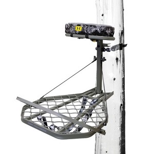 Hawk Pro Hang-On, Lightweight Tree Stand Hunting Gear with Memory Foam Seat, All-Welded Platform, Foot Rest for Mobile Hunters, 34.75 x 24.5 Inch - 1 of 3