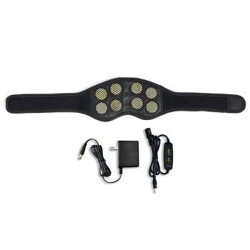 UTK Jade Stone Infrared Neck, Knee, or Wrist Neoprene Heating Pad Wrap with 3 Heat Settings, Auto Shutoff Timer, Remote Controller, and Carry Bag