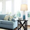 ROTTOGOON 27.5" Modern Glass Table Lamps Set of 2 with Touch Control & USB A+C Ports, 3-Way Dimmable Nightstand Lamp for Living Room Bedrooms - 2 of 4