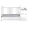 Lirago 3-in-1 Convertible Crib and Changer Combo White - 4 of 4