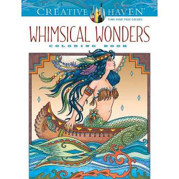 Mermaid Coloring Book For Adults: For Adults - 50 Coloring Pages -  Paperback - Made In USA - Size 8.5 x 11 (Paperback), Blue Willow Bookshop