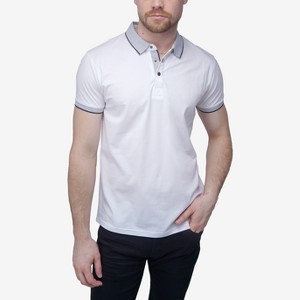 X RAY Men's Short Sleeve ribbed cuffs Polo Shirt - 1 of 4