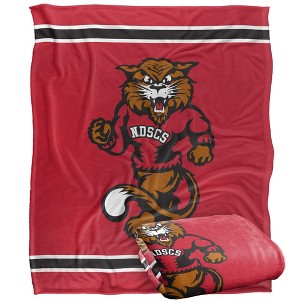 North Dakota State College Of Science Primary Logo Silky Touch Blanket White 50x60 - 1 of 4