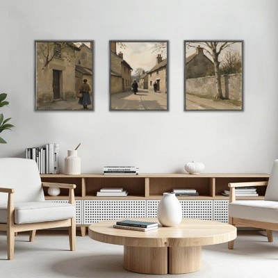 Floral Canvas Wall Art with Strong Artistic and Visual Aesthetics,3 - Pieces