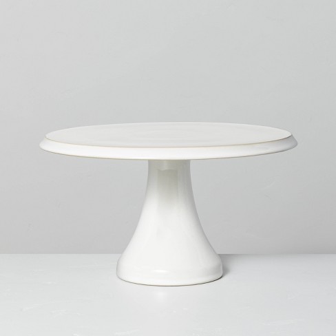 breuk Kalmte Interessant 10" Stoneware Cake Stand Cream - Hearth & Hand™ With Magnolia : Target