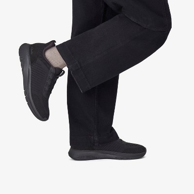 Clarks Mens Motion Trek LT Black Knit Shoes 12 Wide — фото 2