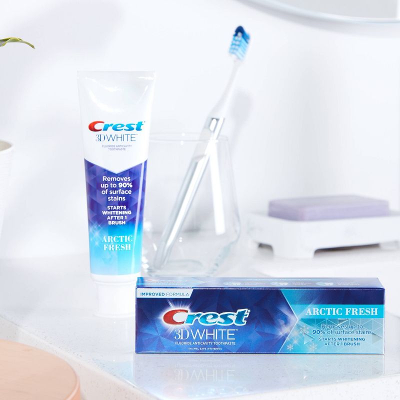 Crest 3D White Advanced Teeth Whitening Arctic Fresh Toothpaste - 3.3oz, 5 of 9