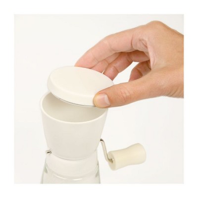 White and Clear Manual Nut and Topping Chopper