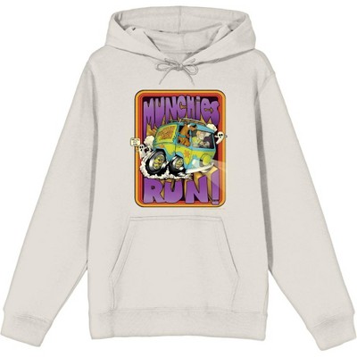 Scooby-Doo Munchies Run Adult Long Sleeve Hoodie