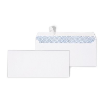 Staples Tear-Resistant Privacy-Tinted #10 Business Envelopes White (21573)