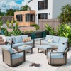 UPTIOT 6-Piece Outdoor Patio Conversation Set - 3 of 4