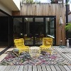 HomeStock Outdoor Washable Grayton Ivory & Charcoal 7' X 9', Machine Woven with Printed Designs, Coastal - 3 of 4