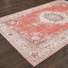 Scarlett Bohemian Medallion Area Rug Red/Gray - Captiv8e Designs - 3 of 4