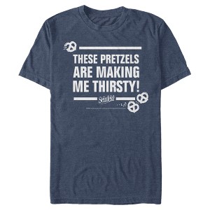 Men's Seinfeld These Pretzels are Making Me Thirsty T-Shirt - 1 of 4