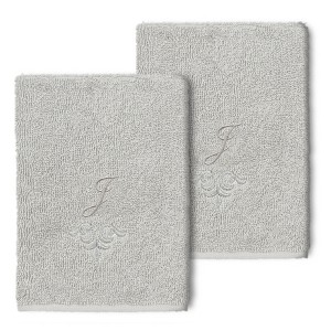 Linum Home Textiles 100% Turkish Cotton MONICA 2PC Embellished Washcloth Set - 1 of 1