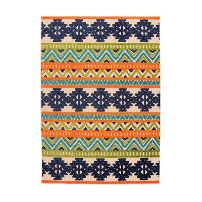 World Rug Gallery Contemporary Geometric Bohemian Indoor/outdoor Area ...