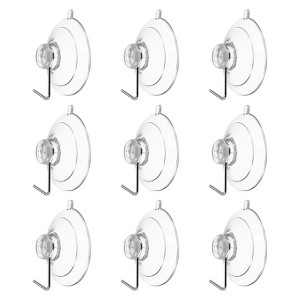 Unique Bargains Waterproof Reusable Load 2.2 Lbs Suction Cup Hooks and Hangers - 1 of 4