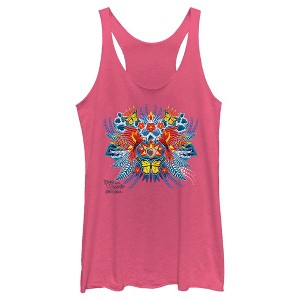 Women's Encanto Tropical Mandala By Catalina Estrada Racerback Tank Top - 1 of 4