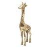 Sagebrook Home 15" Giraffe Statue - Contemporary Gold Standing Aluminum Giraffe Figurine for Home or Office Decor - Abstract Decorative Giraffe Art - 3 of 4