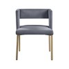 Meridian Furniture,Caleb Velvet Dining Chair, Set of 2 - 4 of 4