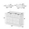 Famapy Versatile Baby Changing Table Dresser: Convertible Design, Spacious Drawers – Grow with Your Little One - 3 of 4
