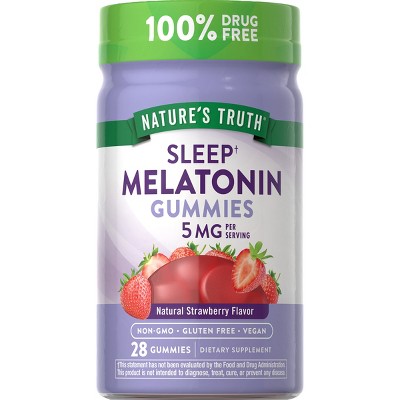 Nature's Truth Melatonin 2.5mg Vegan Gummy - 28ct : Target