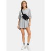 EXLURA Womens Summer Oversized T Shirts Casual Short Sleeve Loose Crewneck Tunic Plus Gym Workout Top - 3 of 4