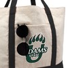 Adams State University Primary Logo Canvas Tote Bag With External Pocket, Reusable Shoulder Bag for Shopping, School, Beach - 2 of 4