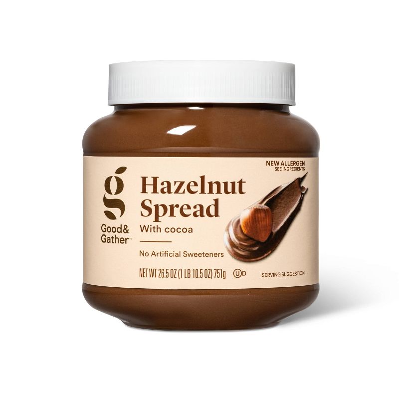 Chocolate Hazelnut Spread - 26.5oz - Good &#38; Gather&#8482;, 1 of 5