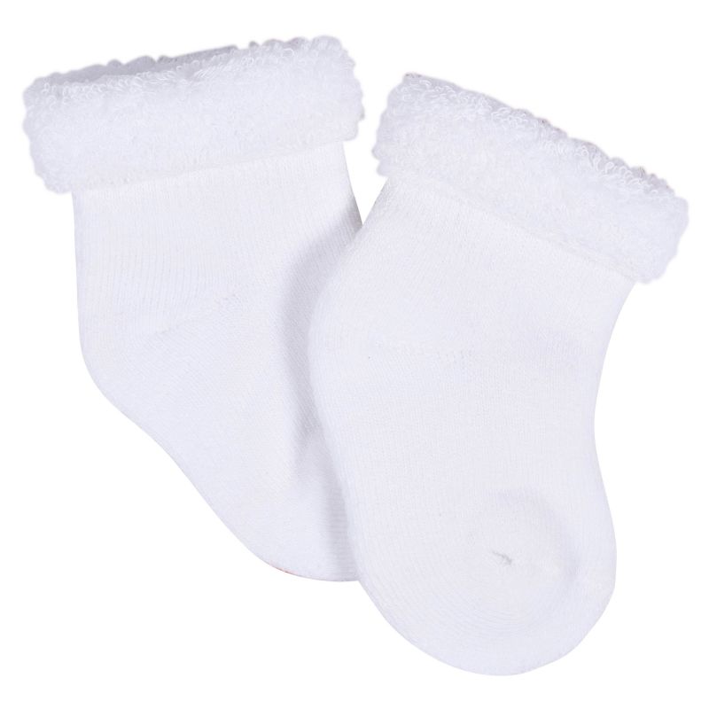 Gerber Baby Boys' 12-Pack Terry Wiggle Proof® Socks Sports, 3 of 10