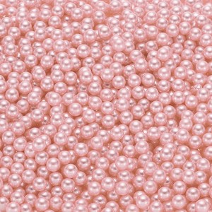 Unique Bargains No Hole ABS Round Faux Pearl for Vase Fillers DIY Home Decoration 2500 Pcs - 1 of 4