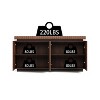 Angel Sar 58.3" Modern Sideboard Buffet Cabinet, 4-Door Storage Cabinet with Anti-Tip Design for Kitchen, Living Room, or Entryway, Brown - 4 of 4