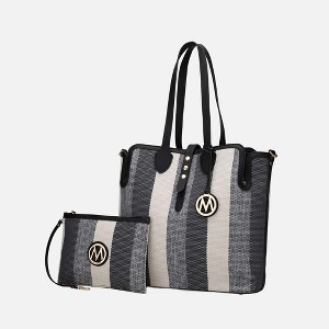 MKF Collection Juliana Oversize Vegan Leather Tote Bag and Wristlet by Mia K - 1 of 4
